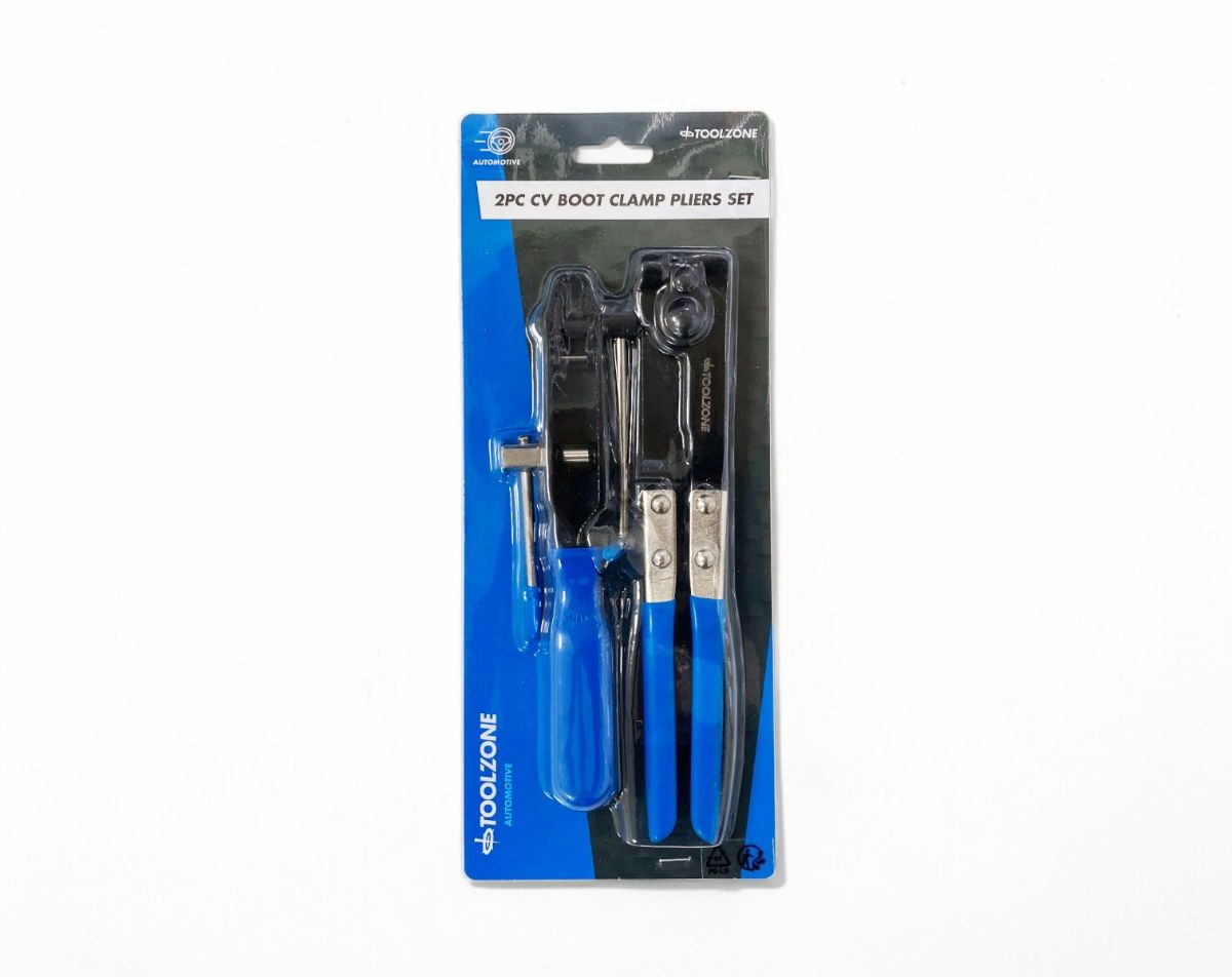 CV BOOT CLAMP PLIER SET 2pc WITH WINDER AND CUTTER - TOOLZONE KDPAU040 - Image 6