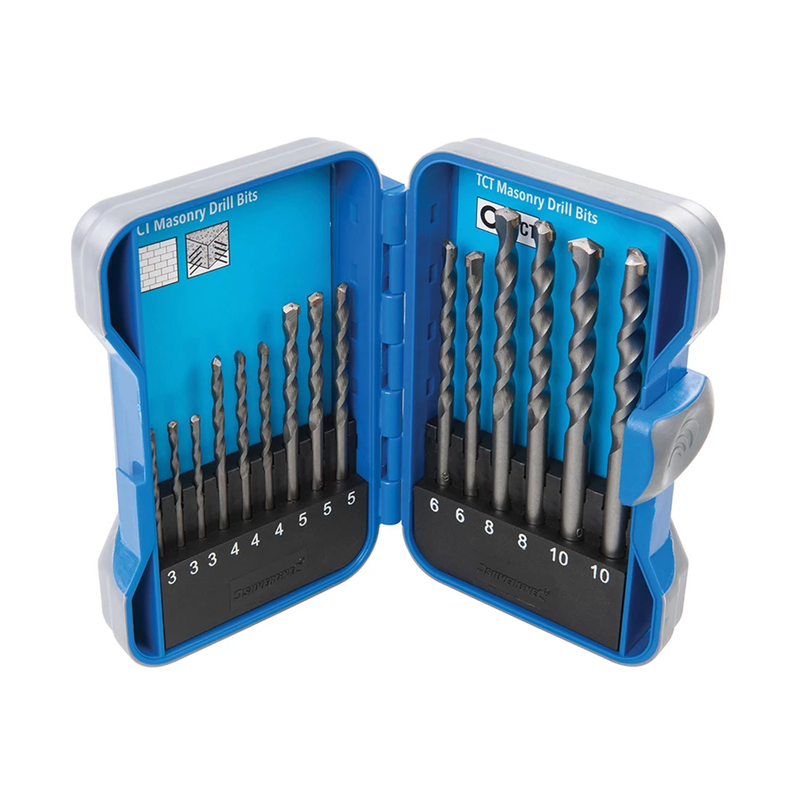 1.0-9.0mm Twist Drill Bit Set Titanium 17PCS 633829