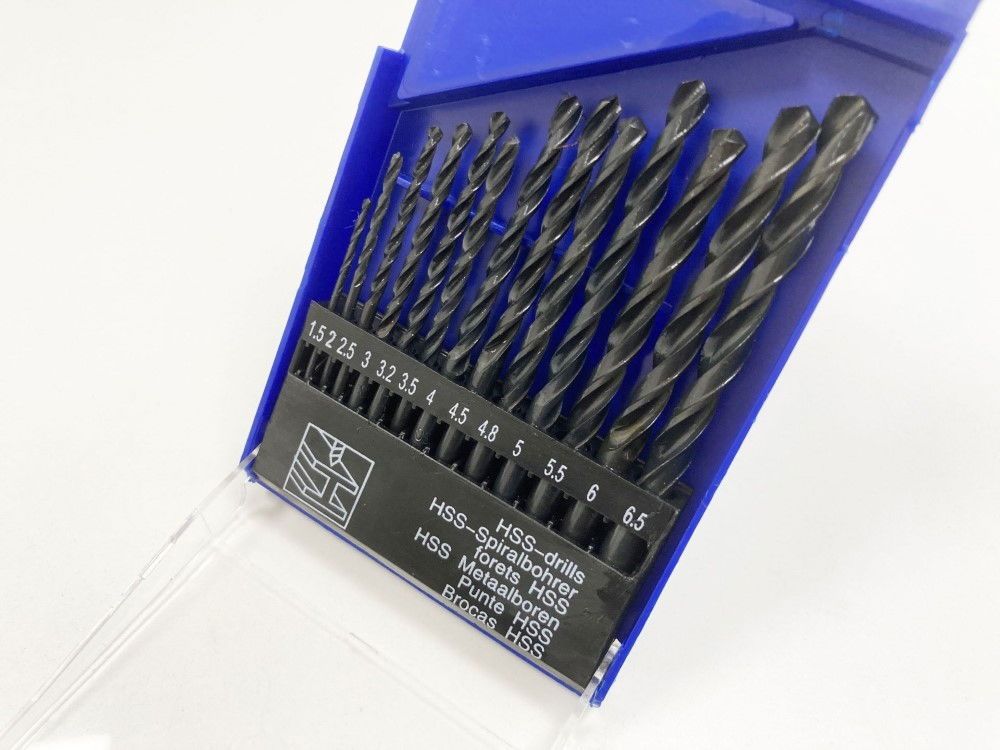 DRILL BIT SET HSS 13PC 1.5-6.5mm - TOOLZONE KDPDR082 - Image 2