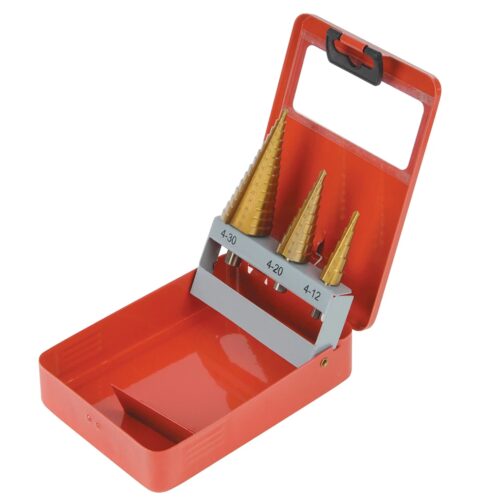 HSS STEP DRILL SET 3pce 282620