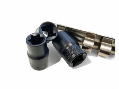 IMPACT E SOCKET SET 7 PIECES 1/4″ AND 3/8″ DRIVE CHROME VANADIUM – TOOLZONE KDPSS264