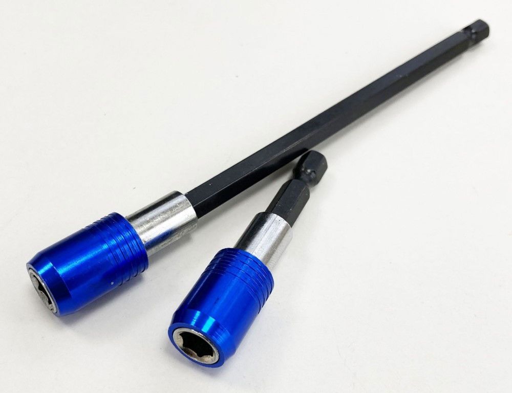 QUICK FIT BIT ADAPTOR SET 2PC 60mm 150mm 1/4" DRIVE - TOOLZONE KDPSD306 - Image 4