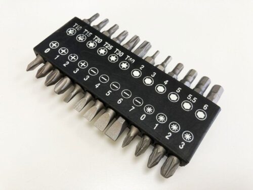 POWER BIT SET 25PC 25mm STAR T10-T40 HEX H2-H6 PH0-PH3 PZ0-PZ3 3-7mm – TOOLZONE KDPSD245