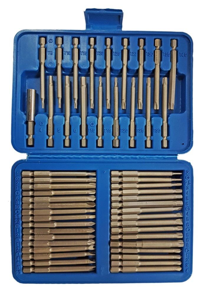 SECURITY BIT SET 50PC EXTRA LONG WITH MAGNETIC HOLDER - TOOLZONE KDPSD088 - Image 2