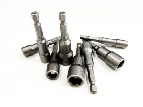 MAGNETIC NUT DRIVER SET 8PC 1/4″ DRIVE 6-13mm 65mm LENGTH – TOOLZONE KDPSD083