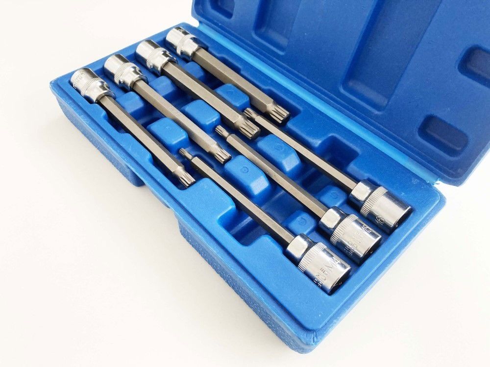 SPLINE SOCKET SET 7PC 3/8" DRIVE 110mm M4-M10 - TOOLZONE KDPSD080 - Image 3