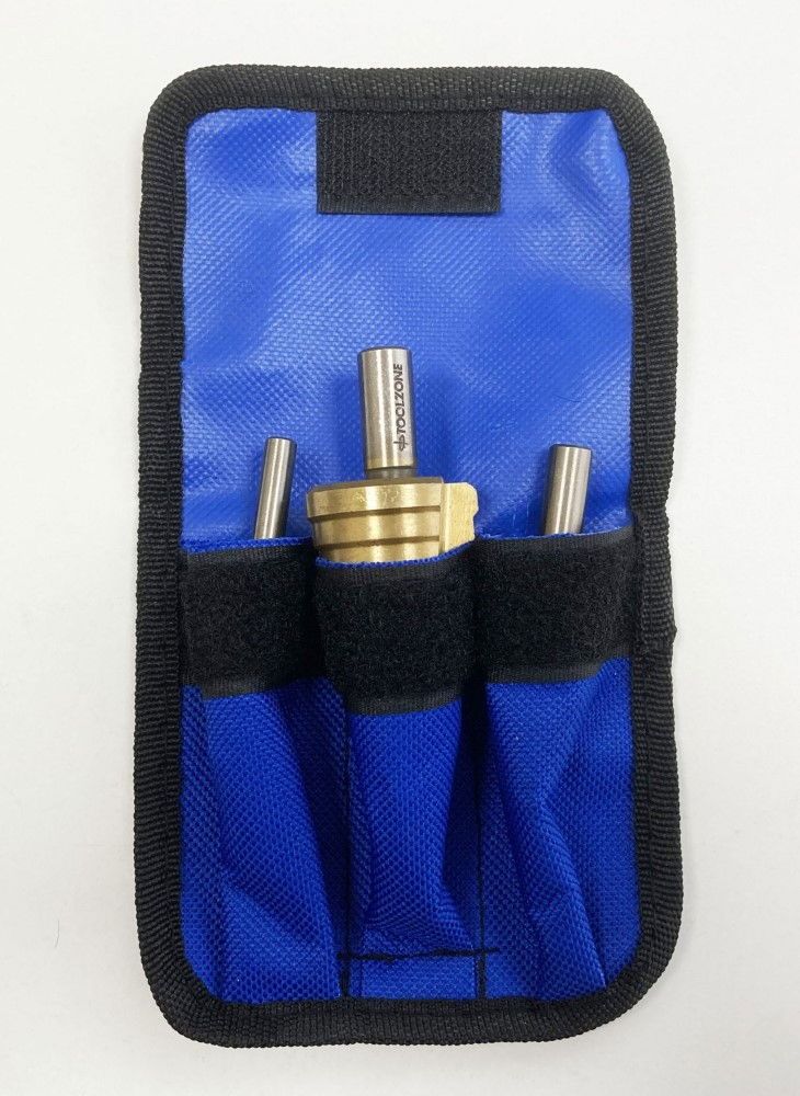 HSS STEP DRILL SET 3PC 4-32mm TITANIUM COATED - TOOLZONE KDPDR387 - Image 4