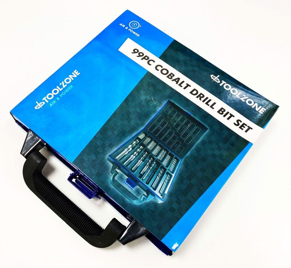COBALT DRILL BIT SET 99PC 1.5-10mm M35 HSS - TOOLZONE KDPDR397 - Image 8