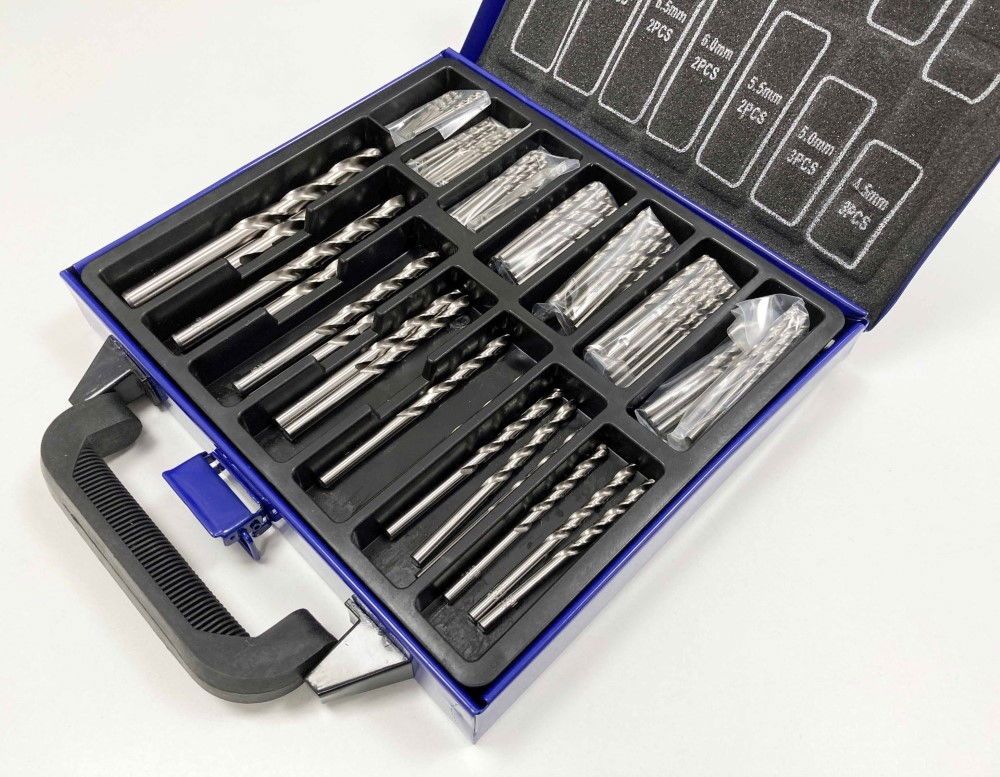 COBALT DRILL BIT SET 99PC 1.5-10mm M35 HSS - TOOLZONE KDPDR397 - Image 9