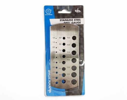DRILL GAUGE STAINLESS STEEL METRIC 1-13mm – TOOLZONE KDPDR033