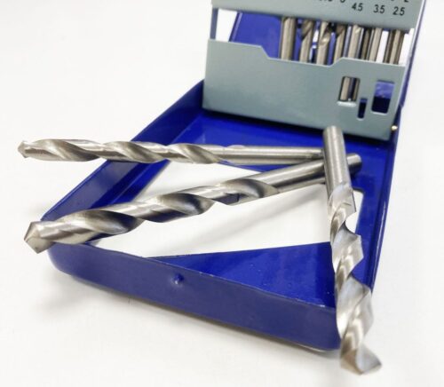 DRILL BIT SET 13PC HSS 2-8mm IN STORAGE TIN – TOOLZONE KDPDR027