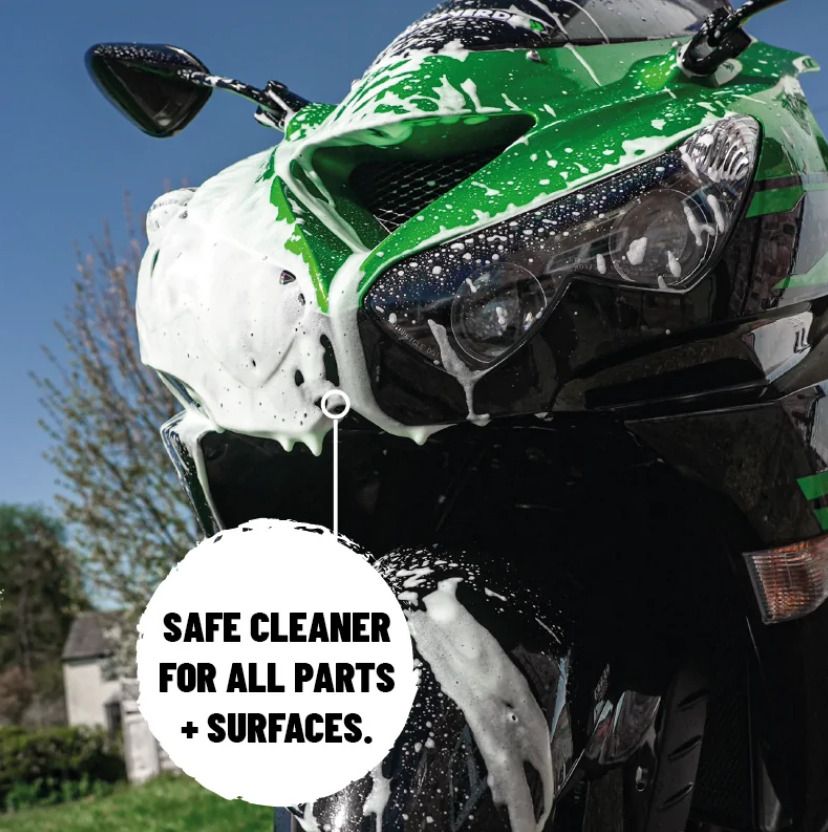 1L Motoverde Concentrated Bike Wash Cleaner Spray + Hose Pipe Mixer Sprayer