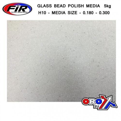 GLASS BEAD POLISH MEDIA5kg, H10 – MEDIA SIZE-0.180 – 0.300