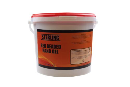 HAND CLEANER WITH BEADS 5 ltr, Hand Cleaner, Super Red with Beads (5 ltr), JAN5