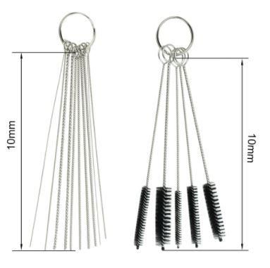 CARBURETOR JET CLEANING TOOL, DIRT REMOVEAL – NEEDLES & NYLON BRUSHES