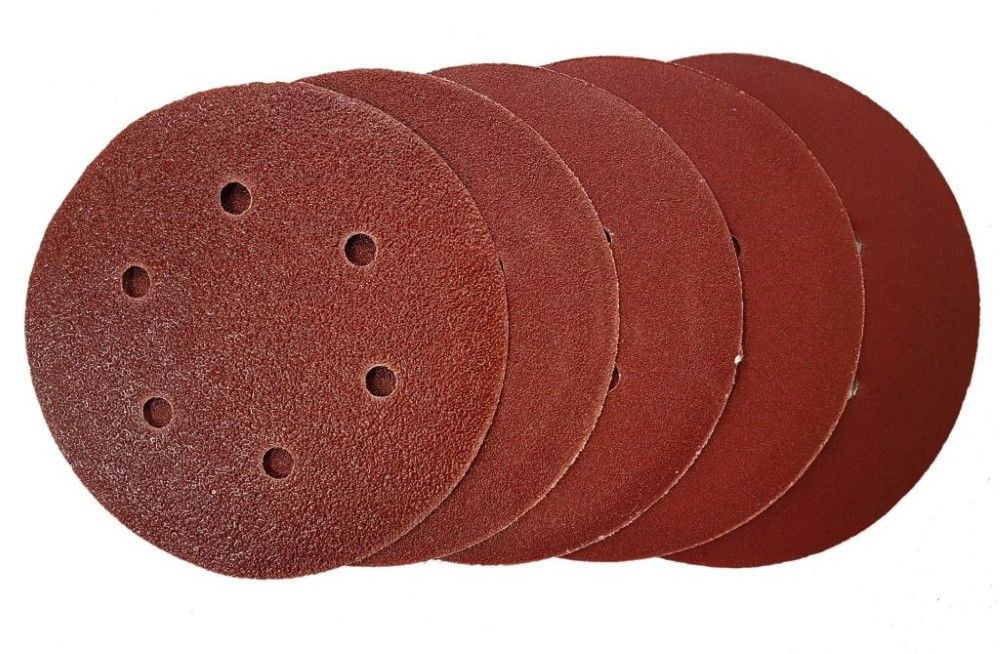 SANDING PADS HOOK AND LOOP 50 PIECES 150mm 40 80 120 180 240 GRIT - TOOLZONE KDPAB164 - Image 3