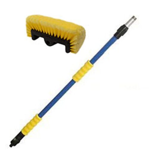 TELESCOPIC POLE & 10″ CLEANING BRUSH HEAD AUTOGLYM BRUSHPOLE