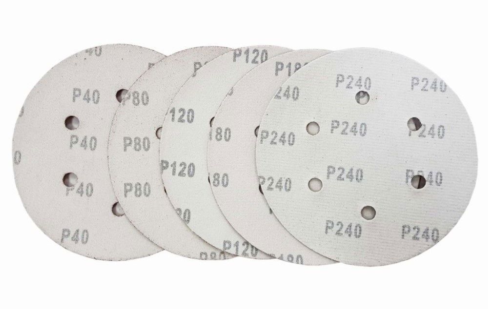 SANDING PADS HOOK AND LOOP 50 PIECES 150mm 40 80 120 180 240 GRIT - TOOLZONE KDPAB164 - Image 6
