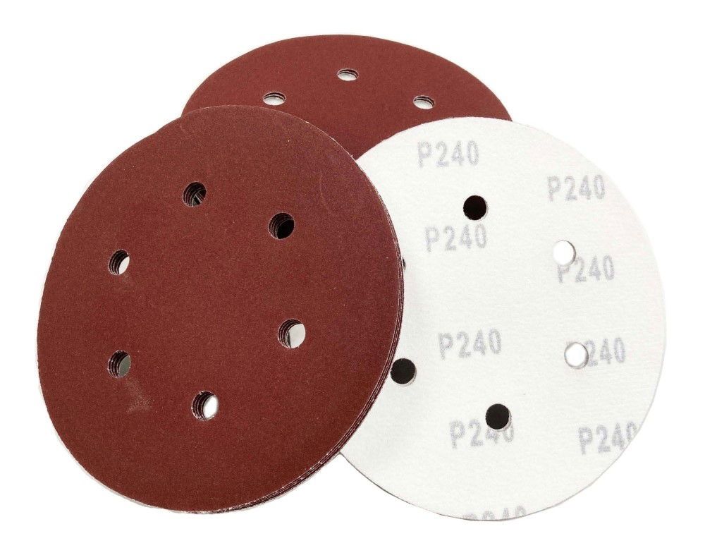 SANDING PADS HOOK AND LOOP 50 PIECES 150mm 40 80 120 180 240 GRIT - TOOLZONE KDPAB164 - Image 7