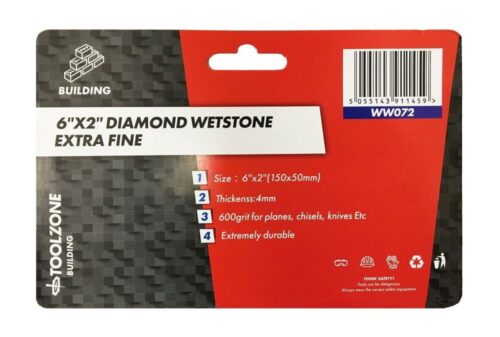 WHETSTONE DIAMOND EXTRA FINE 600 GRIT 50x150mm – TOOLZONE KDPWW072