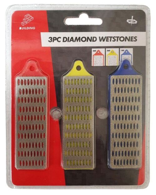 WHETSTONE DIAMOND 3PC 1″ x 3″ 180 280 360 GRIT – TOOLZONE KDPWW071