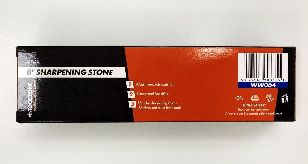OILSTONE 8" ALUMINIUM OXIDE COMBINATION COARSE AND FINE GRIT - TOOLZONE KDPWW064 - Image 2