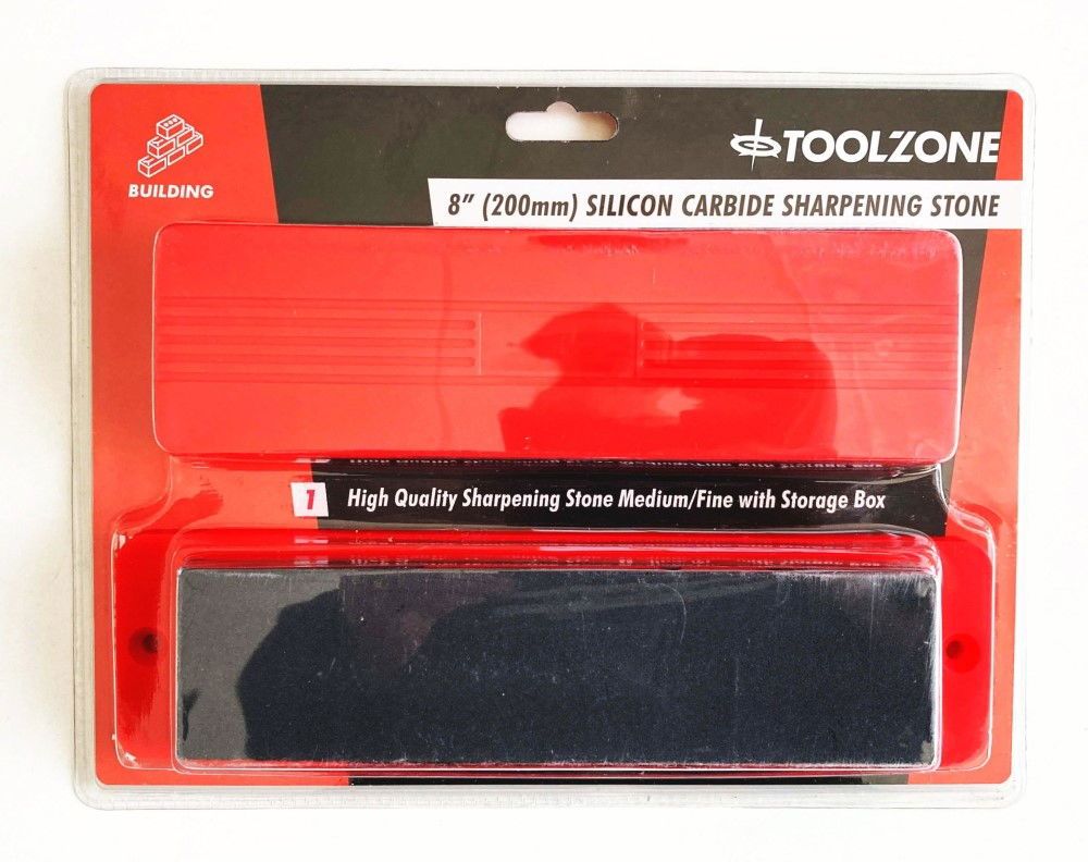 OILSTONE 8" SILICON CARBIDE MEDIUM AND FINE GRIT WITH BOX - TOOLZONE KDPWW065 - Image 4