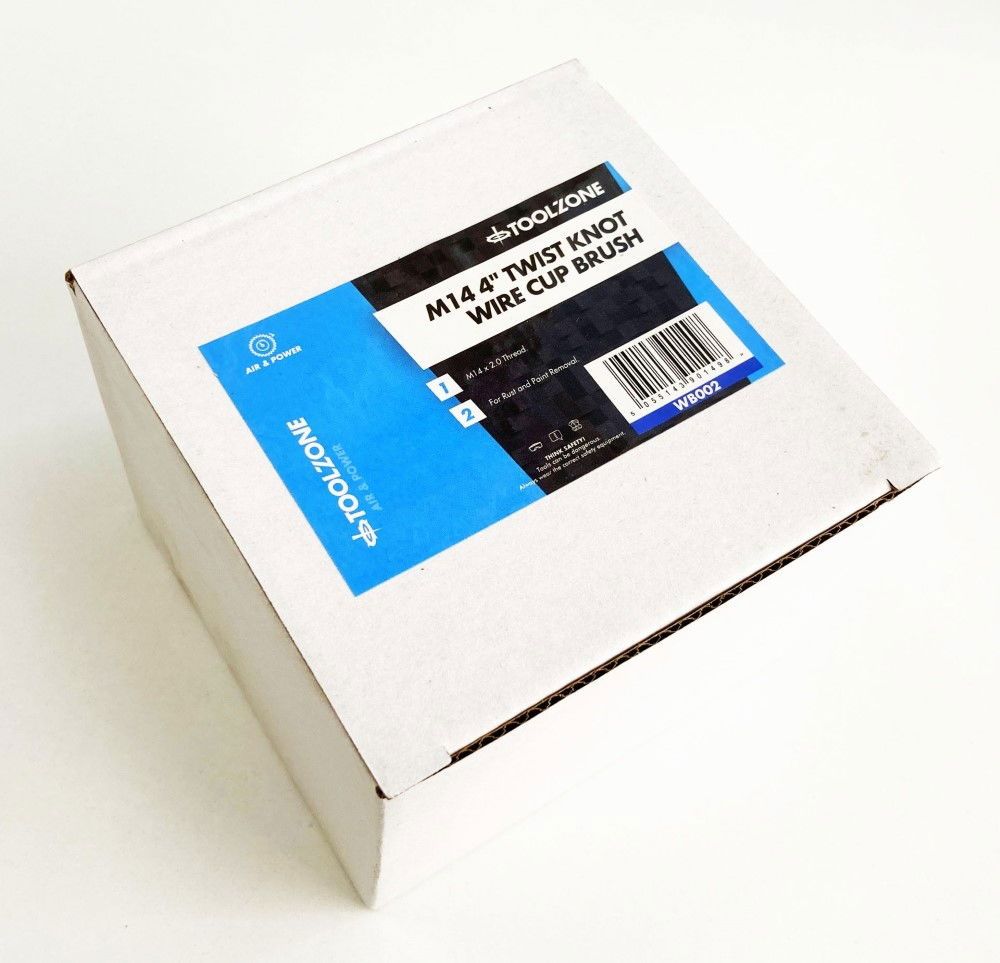 TWIST KNOT WIRE CUP BRUSH 4" M14 THREAD - TOOLZONE KDPWB002 - Image 5