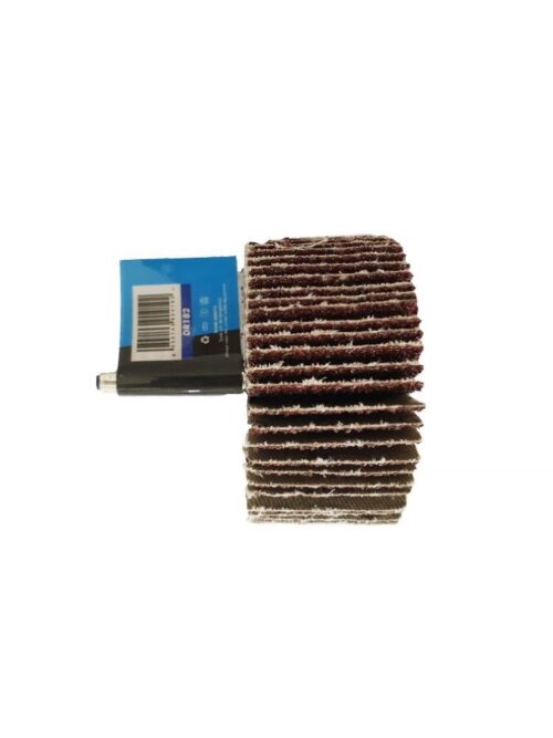 FLAP WHEEL FOR DRILL 60x30mm 40 grit 6mm SPINDLE – TOOLZONE KDPDR182