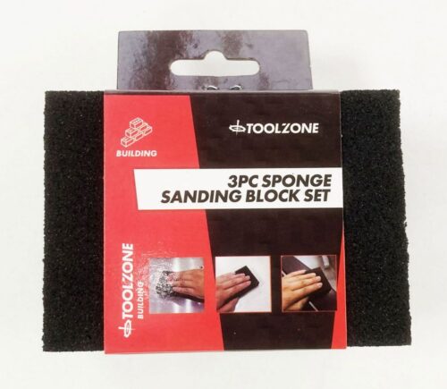 SANDING BLOCK FOAM 3PC ASSORTED GRITS – TOOLZONE KDPDC074