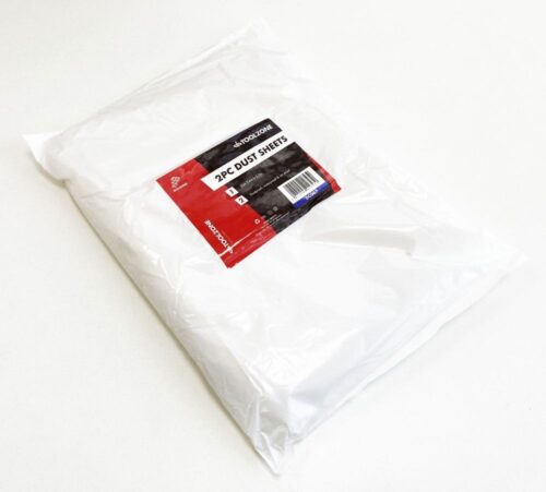 DUST SHEET POLY 2PC 3.6 x 2.7m – TOOLZONE KDPDC067