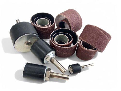 DRUM SANDING KIT 20 PIECES 0.5″ 0.75″ 1.0″ 1.25″ 80 120 GRIT – TOOLZONE KDPAB144