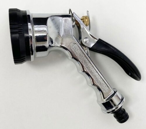 WATER SPRAY GUN 6 PATTERN CHROME HEAVY DUTY – TOOLZONE KDPGD166