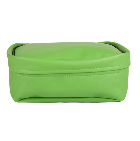 REAR FENDER TOOL BAG GREEN LEATHER WATERPROOF - Image 2