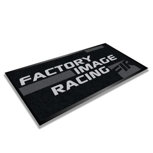 PIT MAT HEAVY DUTY FIR MINIMAL TEXT DESIGN, RUBBER BACK WITH EDGE, 1m X 2m