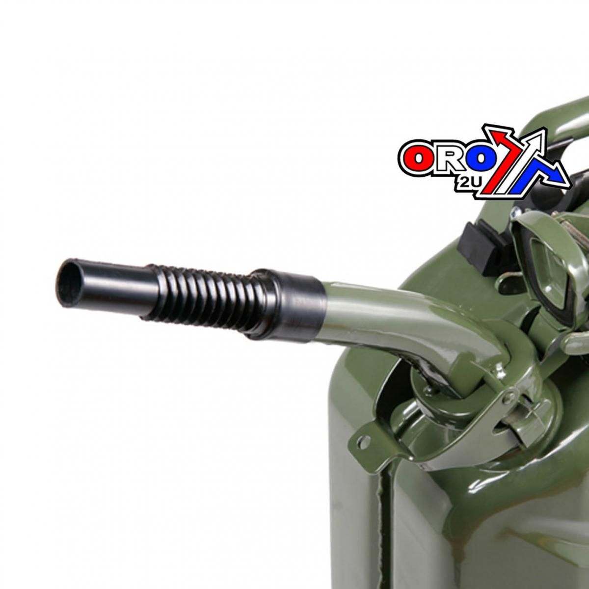 QUICKFILL SPOUT FOR JERRY CAN, QUALITY MADE / EACH / BLACK, JC00FSB, FUEL CAN