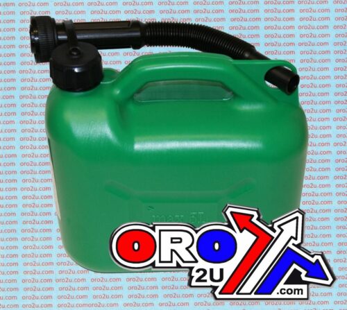 5L FUEL CAN WITH SPOUT GREEN JERRY CAN 847074