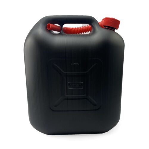 20LT PLASTIC FUEL CAN AUTOSTOP HUN20L-BLACK JERRY CAN