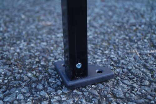 GAZEBO / CANOPY TENT 3x3m, BORILLI SUPPORT POP UP TENT, WITH BACK & HALF SIDES