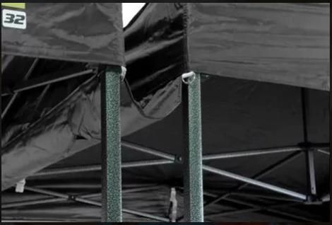 3m Rain Gutter BLACK, GAZEBO VELCRO ATTACHMENT
