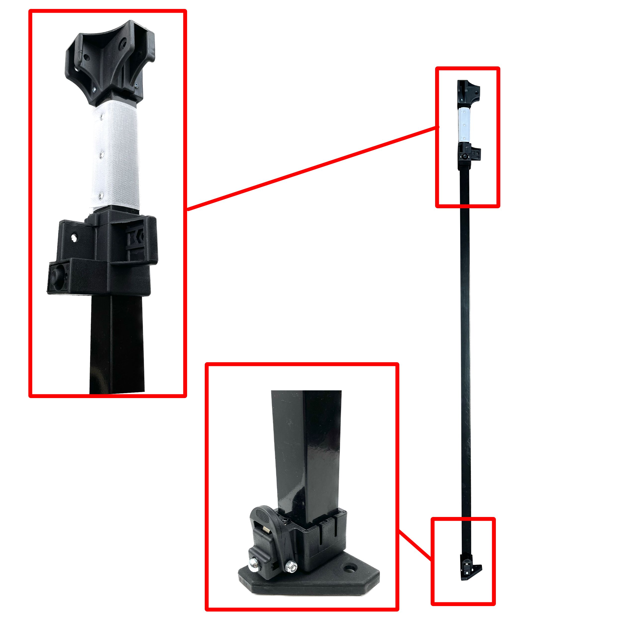 Replacement Race Tent Gazebo Corner 3x3m 3x6m Adjustable Leg - Image 3