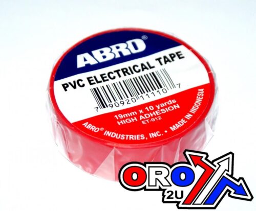 Red PVC Electrical Insulation Tape 19mm x 10 yards