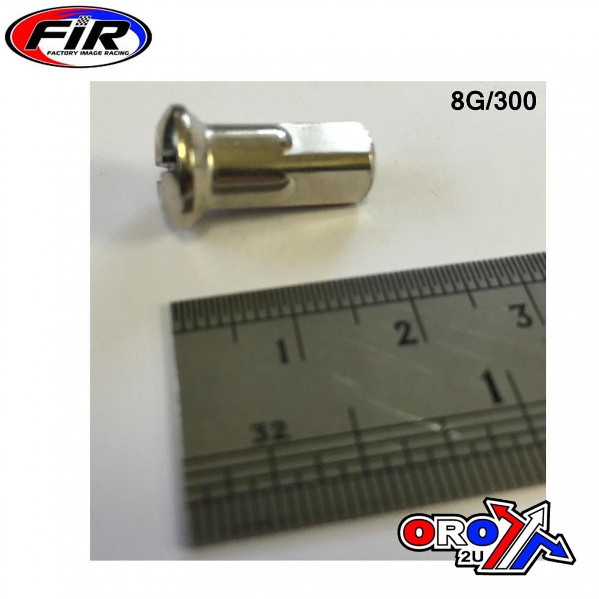 SPOKE NIPPLES 8G/300 SILVER - Image 2