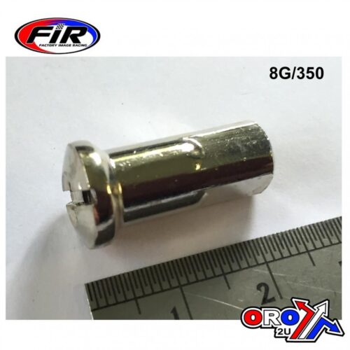 SPOKE NIPPLES 8G/350 SILVER