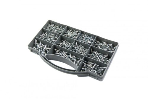 BOX MIXED POP RIVETS, 650PCS