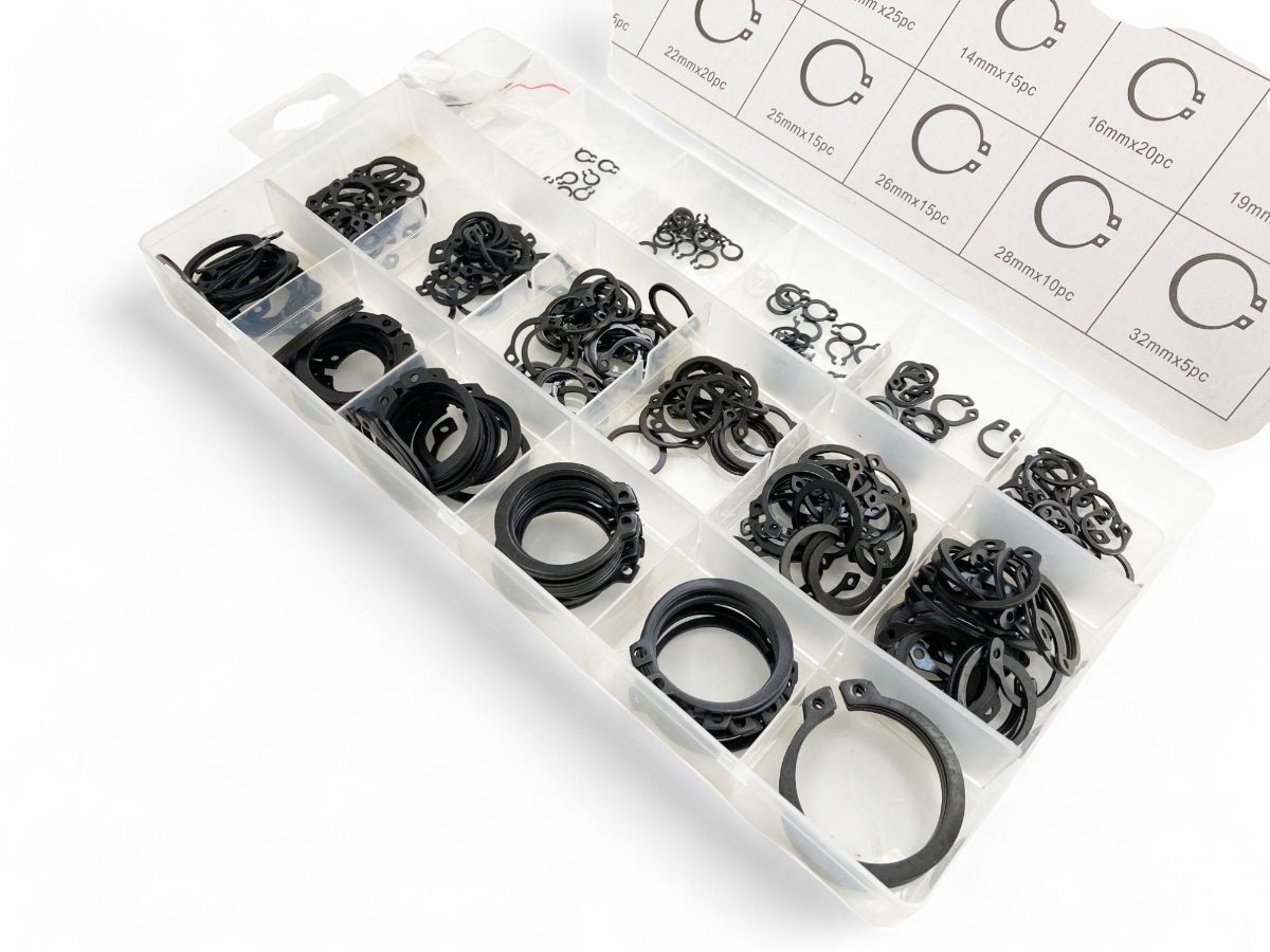 EXTERNAL CIRCLIP ASSORTMENT 300pc IN STORAGE BOX - TOOLZONE KDPHW184 - Image 3