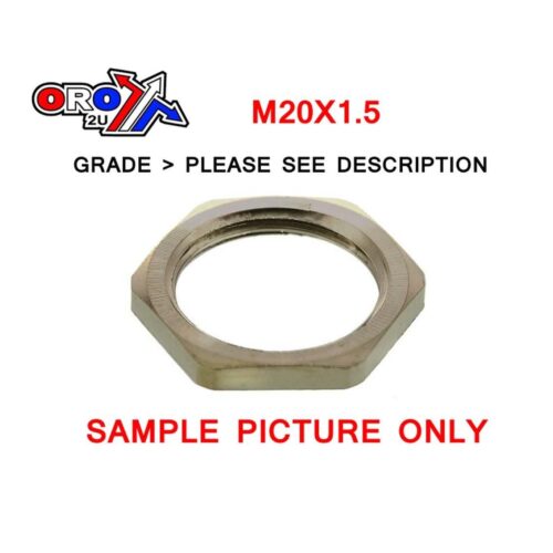 M20x1.5 LOCK NUT BZP EACH, 7067858