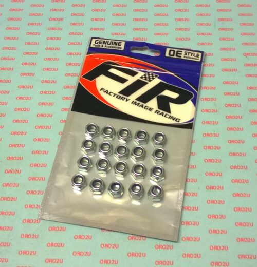 NYLOCK M8 NUT PACK/20, SLIM8X13mm