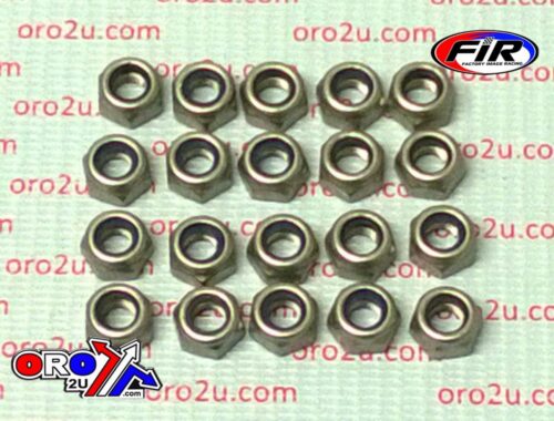 NYLOC NUT M6 SS 20/PACK, STAINLESS STEEL