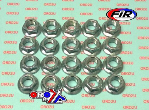 M12 x 1.25mm FLANGE NUT, PACK OF 20